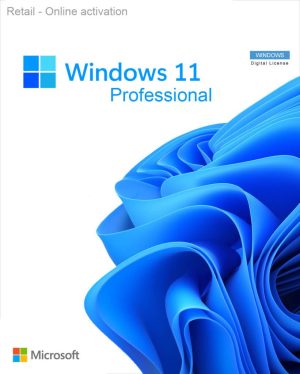 Microsoft Windows 11 Pro Retail - וינדוס 11 פרו ריטייל